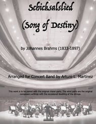 Schicksalslied Concert Band sheet music cover Thumbnail